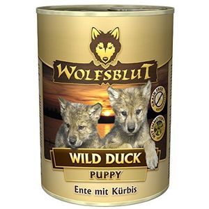 Wolfsblut Wilde eendenpop met eendenvlees, 6 x 395 g