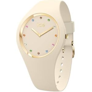 Ice-Watch - ICE cosmos Almond Skin Shades - Beige dameshorloge met siliconen band - 021044 (Small), Beige, riem