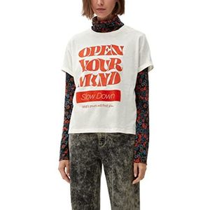 Q/S designed by Shirt met korte mouwen voor wit, L, Wit