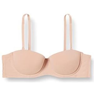 Koton BH push-up, basic zonder bandjes, beha voor dames, Nude (912)