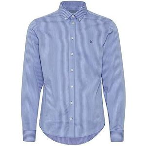 Casual Friday Cfanton Ls BD Striped T-Shirt Chemise Homme, 174030_silver Lake Blue, XL