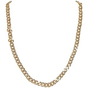 Urban Classics Long Basic Necklace Manchetknopen, Goud, One Size, Unisex, Goud, One Size, Goud