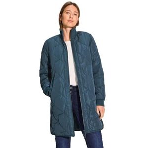 Cecil B101021 Lange damesjas, Blauwgroen (Dull Teal Blue)