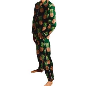 Averie Beckett pajama-set voor heren, Groen