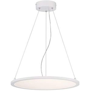 Westinghouse Lighting LED hanglamp Atler 65751 wit mat met witte acrylschijf