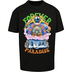 Mister Tee T-shirt Paradise surdimensionné pour homme, Noir, XL