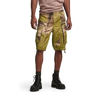 G-STAR RAW Rovic Relaxed Shorts voor heren, meerkleurig (Safari Watercolor Camo D08566-d386-d940)