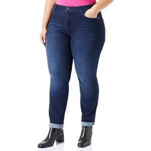 TOM TAILOR 1039874 Kate Slim Jeans voor dames, 10138 - Denim blauw Rinsed.