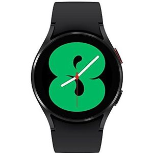 Samsung SM-R860NZKAXEF, Galaxy Watch4 Bluetooth, 40 mm, zwart, smartwatch, gezondheidsmonitoring, welzijn, sport, BMI, ECG, lange gebruiksduur batterij, Engelse versie