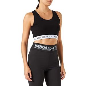 KENDALL & KYLIE tanktop dames, zwart.