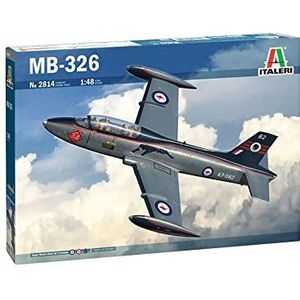 Italeri 2814 Aermacchi MB 326, schaal 1:48, kunststof modelkit, kunststof model om te monteren, modellering, vliegtuig