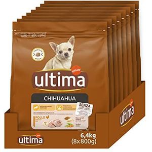 Ultima Chihuahua droogvoer voor honden, 8 x 800 g, in totaal 6,4 kg