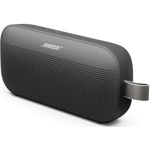 Bose SoundLink Flex (2e generatie) Bluetooth-luidspreker, draagbare luidspreker voor buiten met hifi-geluid, 12 uur batterijduur, waterdicht en stofdicht, zwart
