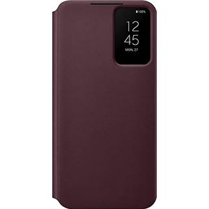 Samsung Smart Clear View Cover (EE) Bordeaux EF-ZS906CEEGEE voor Galaxy S22+ S906