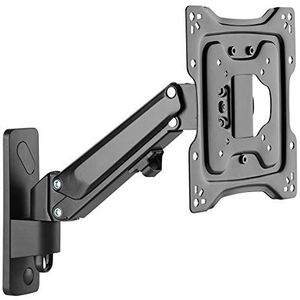 RICOO Wandhouder voor monitor, draaibaar, kantelbaar, pc-scherm, 23-43 inch (58-109 cm), S4322 scharnierarm, TV, LCD LED, gebogen, VESA 75 x 75-200 x 200