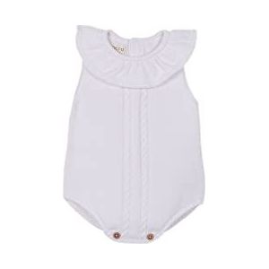 Gocco Gebreide kikker Kikker Unisex Baby, Wit.