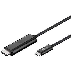 Goobay 77528 adapterkabel USB-C HDMI 4K 60Hz, 1, 80m, zwart, 1,80m lengte