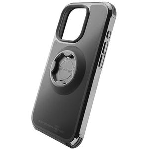 Interphone - Speciale telefoonhouder Moto IPHONE 15 Pro - Modulair QUIKLOX systeem - Beschermhoes voor Quiklox clips, snelbevestiging