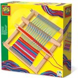 SES Creative 00876 weefset, 60 meter draad, 5 eenvoudige kleurdraden voor het maken van je eigen combinaties, voor kinderen