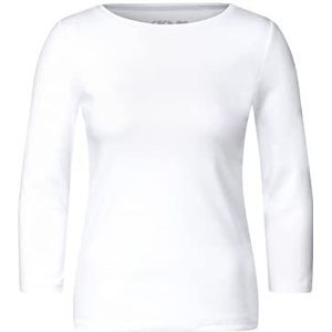 Cecil 317389 dames T-Shirt, Wit, L