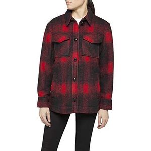 Replay dames jas, meerkleurig (Black/Red Checked 10)