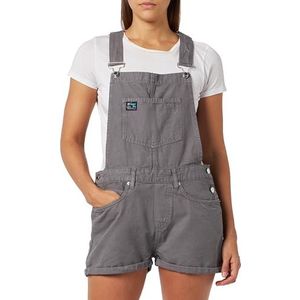 SUPERDRY Vintage Canvas Short Dungaree Sweat-shirt pour femme, Workwear Grey, 38