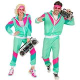 WIDMANN MILANO PARTY FASHION Trainingspak, jaren 80-outfit, joggingpak, smaakvolle outfit, carnavalskostuum