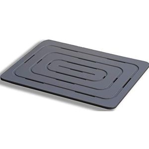 Castelmerlino Okumè Marine multiplex doucherooster grijs-bruin 54x68 cm voor douchebakken 70x90 cm