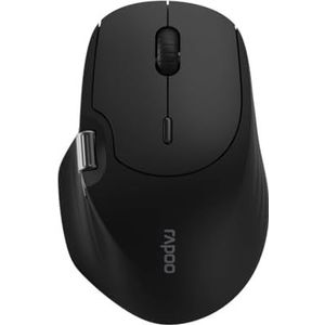 Rapoo MT560 Draadloze muis 4000 DPI Eco-vriendelijke sensor Ergonomische oplaadbare batterij PC & Mac zwart