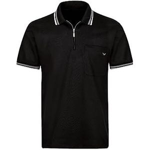 Trigema Poloshirt voor heren met ritssluiting, zwart (zwart 008)