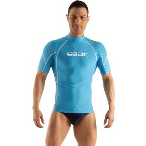 Seac RAA heren UV-bescherming T-shirt Short Evo Man Rash Guard, Lichtblauw