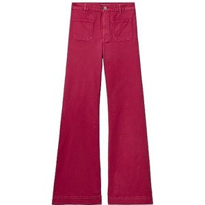 United Colors of Benetton Jeans Femme, Rosso Denim 0v3, 36