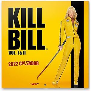 Grupo Erik - Wandkalender 2022 Kill Bill, Tarantino – 16 maanden | kalender 2022 maandoverzicht, van september tot december 2022 | 30 x 60 cm, 6 talen, FSC-gecertificeerd