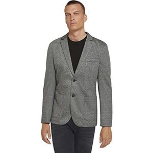 TOM TAILOR 1027554 Zakelijke blazer voor heren, 1 stuk, 29999 - Zwart