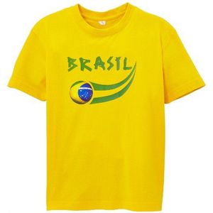 Supportershop Brazilië Coup du Monde T-shirt voor jongens