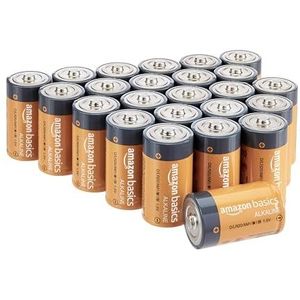 Amazon Basics D Cell Alkaline Batterijen 1.5V, 24 Stuk