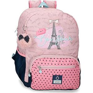 Enso Hallo Bagage- Messenger Bag voor meisjes, Roze, Schoolrugzak voor laptop
