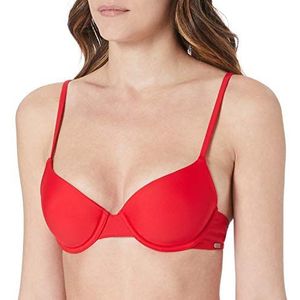 Schiesser Beugelbikini top, rood, 36 dames