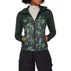 Eider Venosc Hyb Print W Thermojas voor dames, Donker Groen