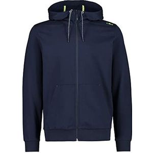 CMP Stretch fleece heren sweatshirt met fleece jas, b.blue-zuur