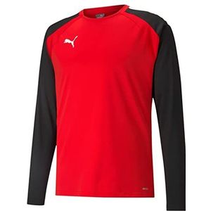 PUMA Teamliga Training Sweatshirt voor heren, Puma rood, Puma zwart