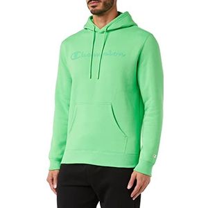 Champion Legacy American Classics Heavy Powerblend heren fleece hoodie Verde Chiaro, S, Lichtgroen