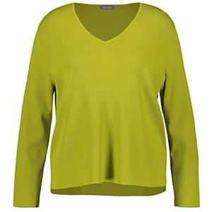 Samoon 272004-25109 Sweatshirt voor dames, Citroengras