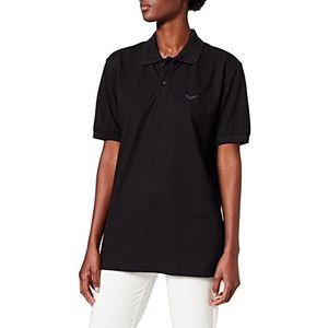 Trigema Deluxe Piqué poloshirt dames, zwart (008)