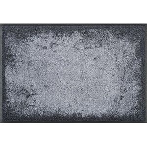 wash+dry Shades of Grey Deurmat, 50 x 75 cm, voor binnen en buiten, wasbaar