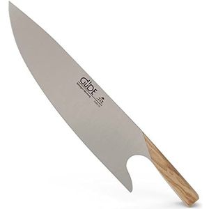 GÜDE Solingen - The Knife gesmeed, 26 cm, olijfhout, koksmes, handgemaakt in Duitsland