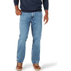 Lee Legendarische jeans met comfortabele pasvorm herenjeans, Blauw: