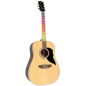 EKO GUITARS - RANGER NAT VISUAL NOTE, Dreadnought akoestische gitaar ""Visual Note"", top van sparren, linden strips en bodem, LED-blad ""Visual Note"" dat met de speciale app wordt aangesloten,