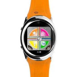 Francopost Burg London Smartwatch met touchscreen oranje