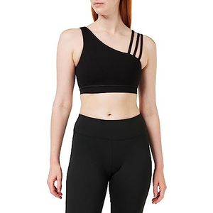 People Tree Haut Asymétrique de Yoga Maillot Femme, Noir, 42